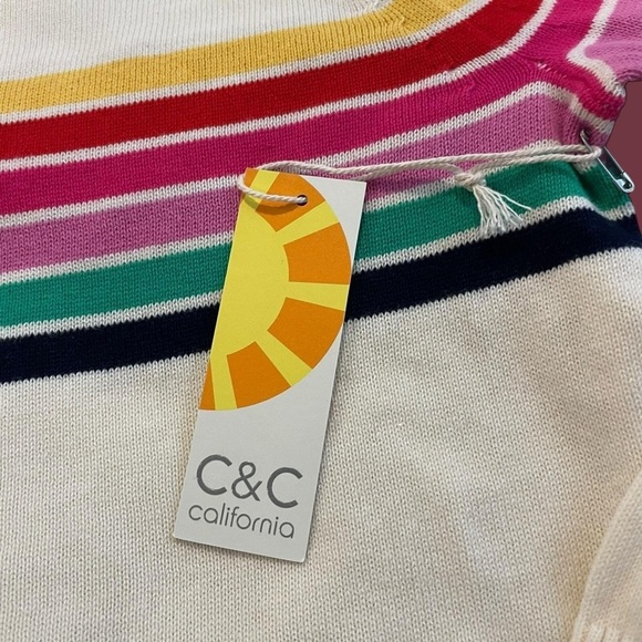 CC California strip crew neck sweater - Picture 3 of 12